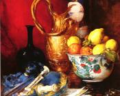 安东尼 沃伦 : A Still Life with a Bowl of Fruit